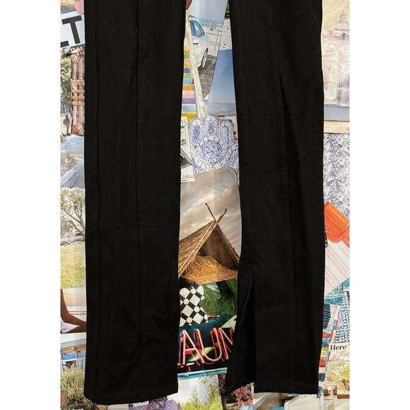 Black Anine Bing Max Slim Fit Pants Ankle Split 30/XXS - Picture 5 of 8